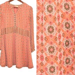 LOFT Babydoll Floral Patterned Dress - Size M